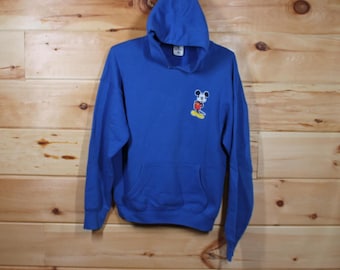 Bluza z kapturem Walt Disney Mickey Mouse w kolorze niebieskim, rozmiar dla dorosłych, rozmiar duży