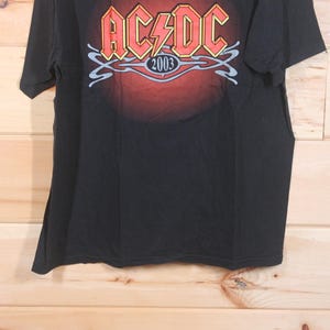 Vintage AC/DC Germany Tour Rock Band Concert Tour Black T-shirt Adult ...