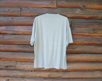 T-shirt Vintage 90s Myrtle Beach - Motif Mosaïque Voilier Phare, Taille L, Single Stitch USA