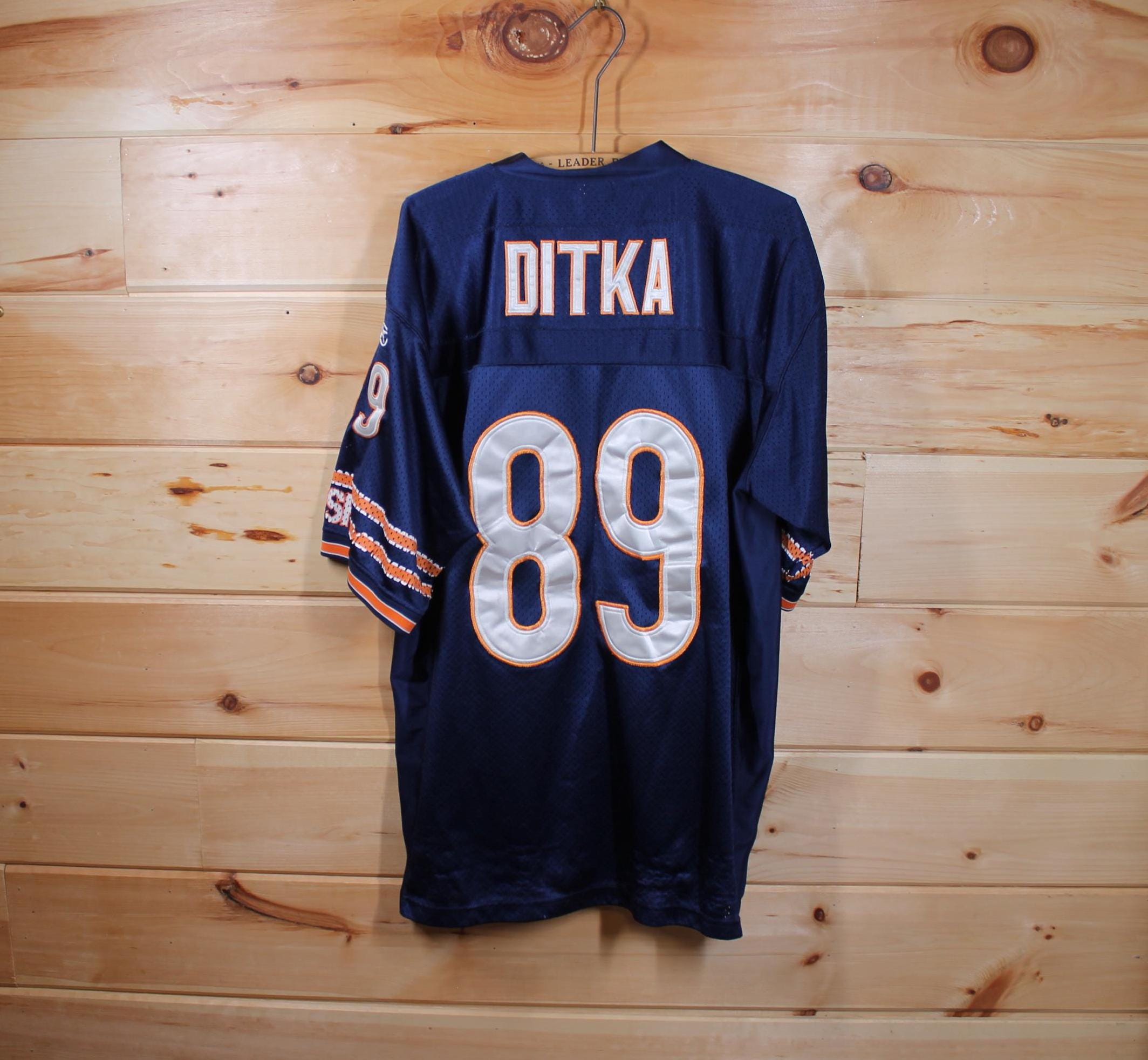 Vintage Mike Ditka Chicago Bears Reebok Authentic Sewn NFL