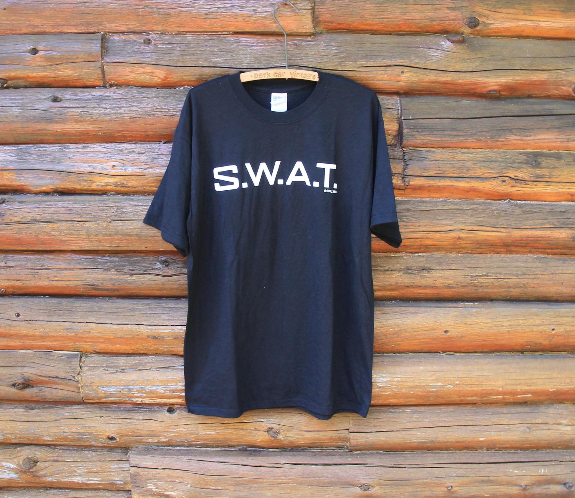Vintage 2003 S.W.A.T. Movie Promo Black T-shirt Adult Size Large 