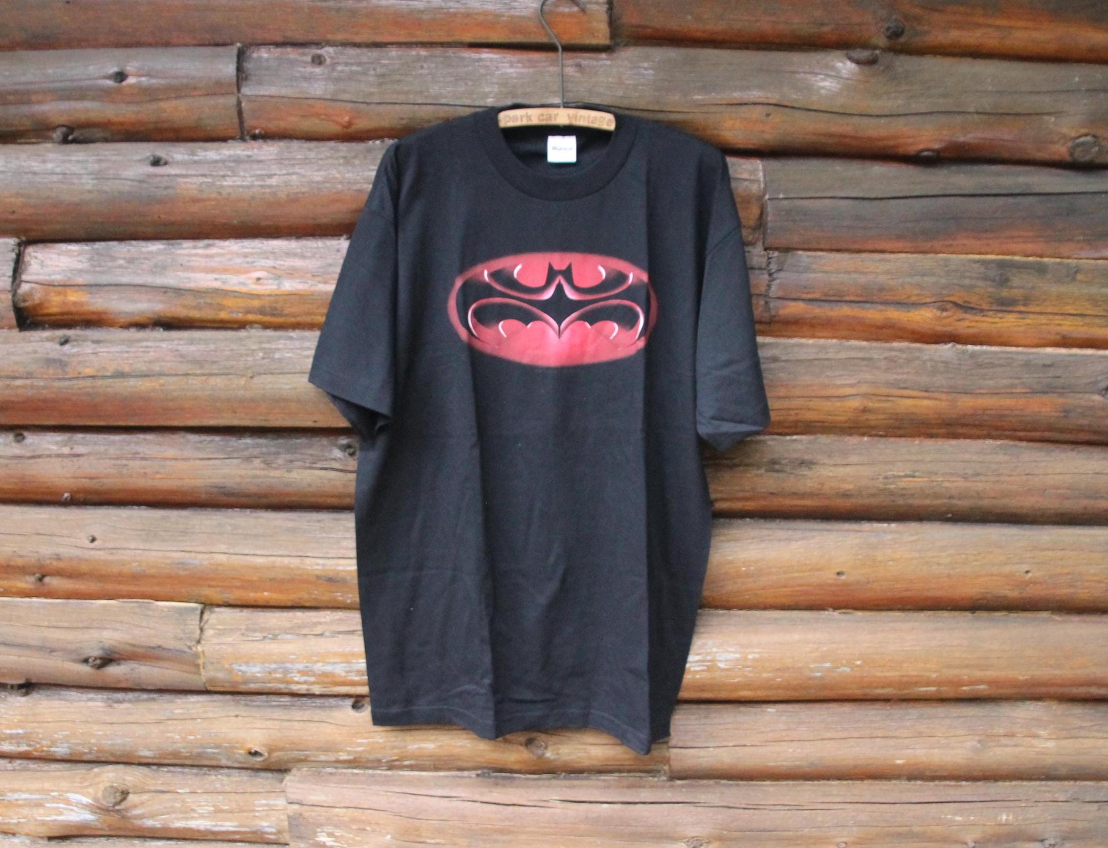 90s BATMAN TM&DC Comics(s15) ポロシャツ USED Vintage the Adventures of Batman and Robin Shirt 90s Animated