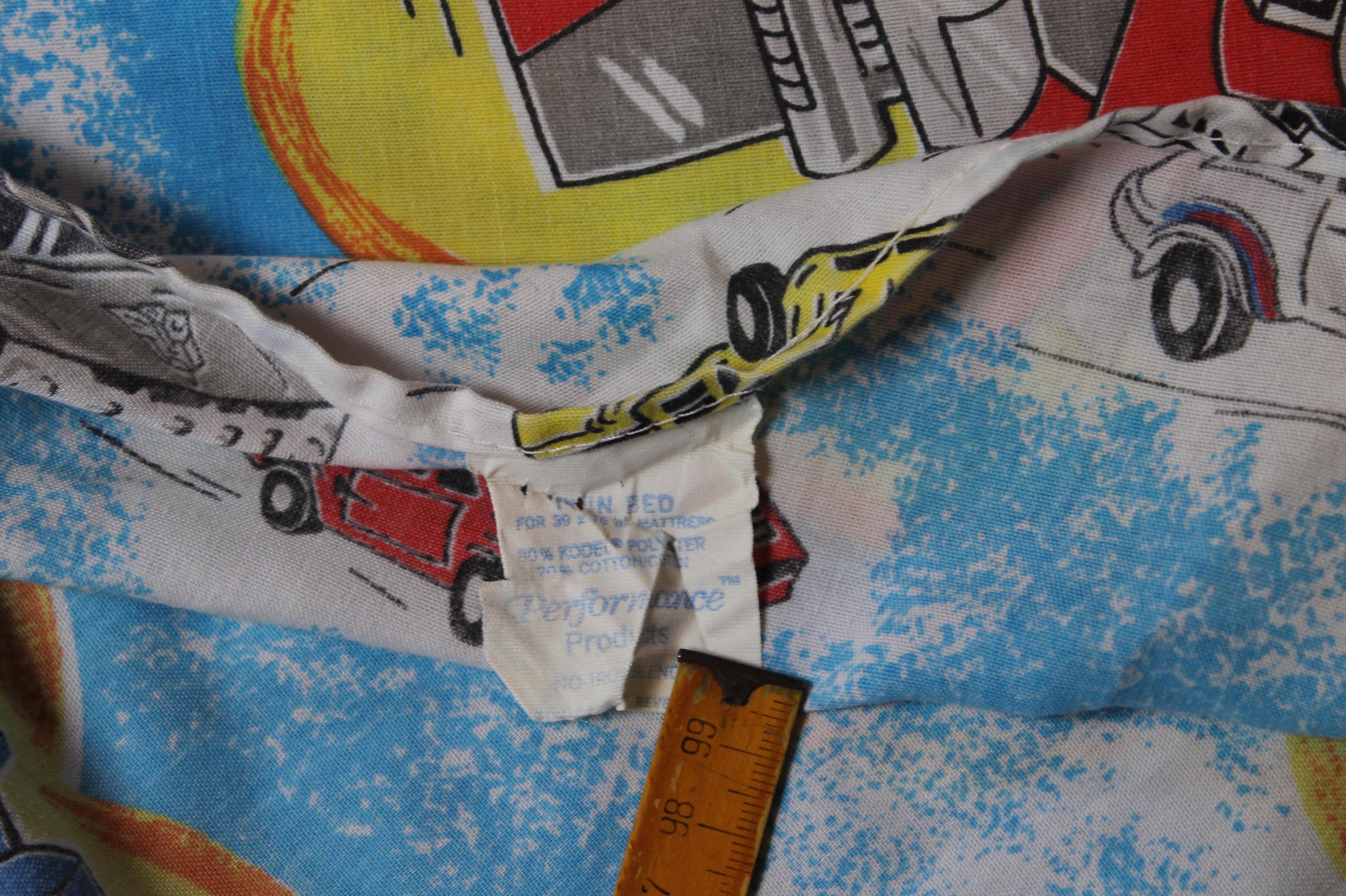 Vintage Transformers 1984 Themed Twin Bed Set With Matching