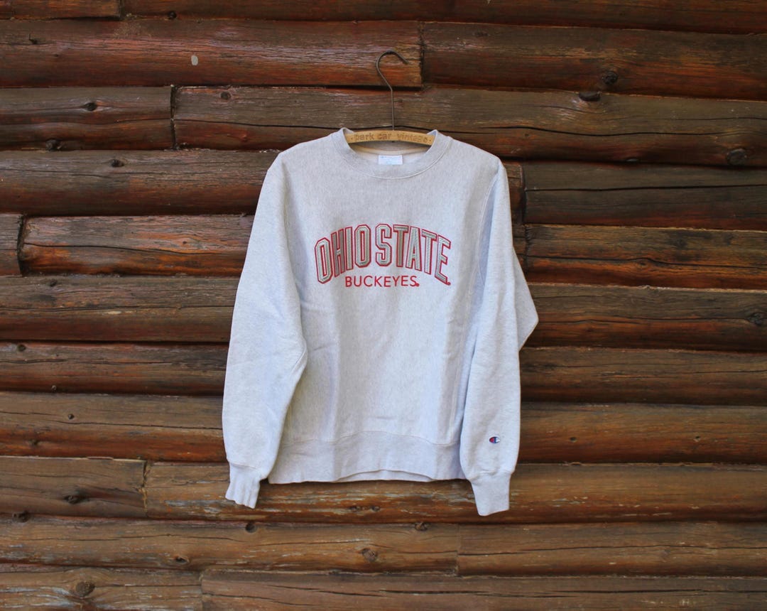 Vintage Ohio State Buckeyes Champion Reverse Weave Pullover