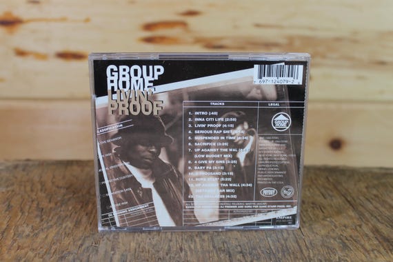 Group Home Livin' Proof Hip-hop Rap CD (1995) Gang Starr DJ