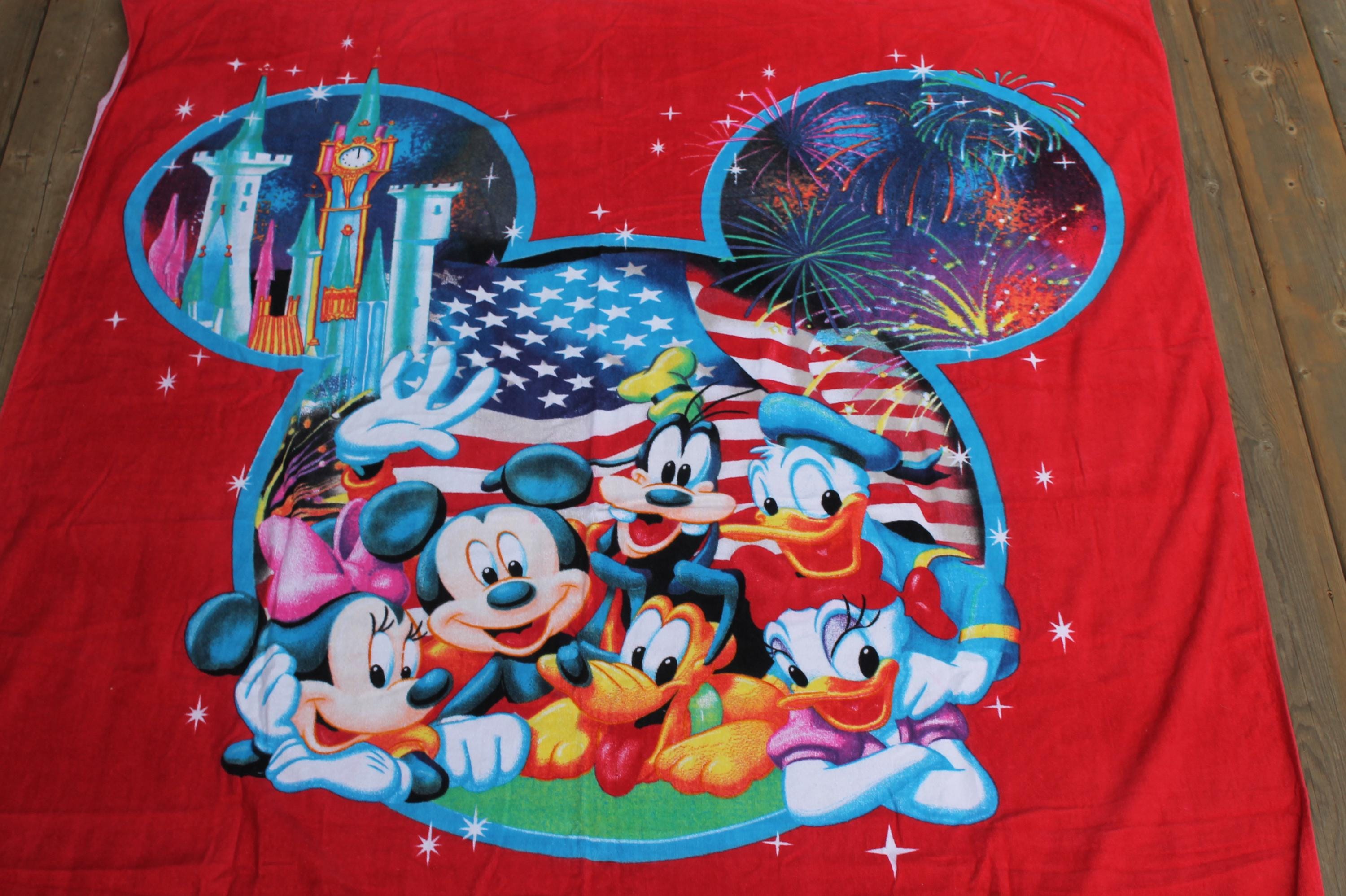 Vintage Walt Disney World Dreams Florida Mickey Mouse and Friends