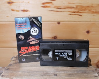 Escondite y grito - Terror raro - Cinta de película VHS de 1987