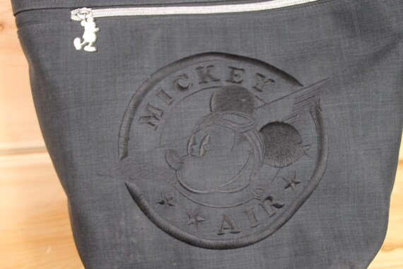 Vintage Disney Mickey Air Black Backpack Cute Mickey Mouse  display picture 1