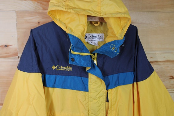 Vintage Columbia Full Zip Yellow Light Jacket Women