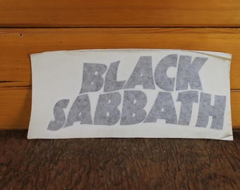 Patch Stirato Black Sabbath Ozzy Osbourne - Camicia Di Forza, Edizione Vintage 2002 OOP Nuova
