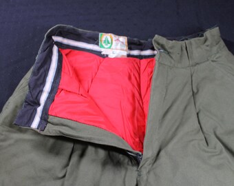 Calça de neve Vintage Woods Canada Arctic Duck Down, tamanho adulto 32" (cintura)