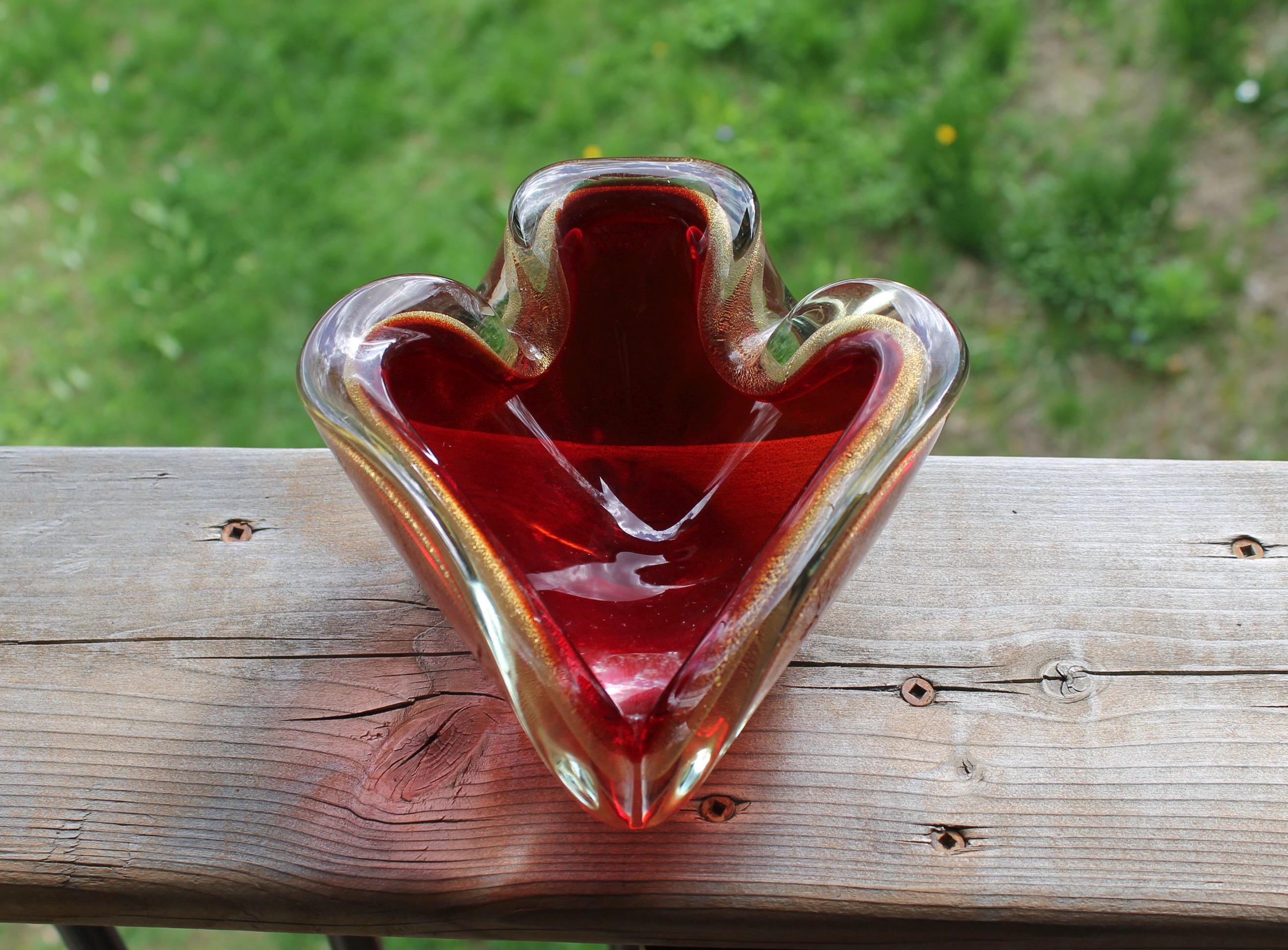 Murano Red Glass - Etsy Canada
