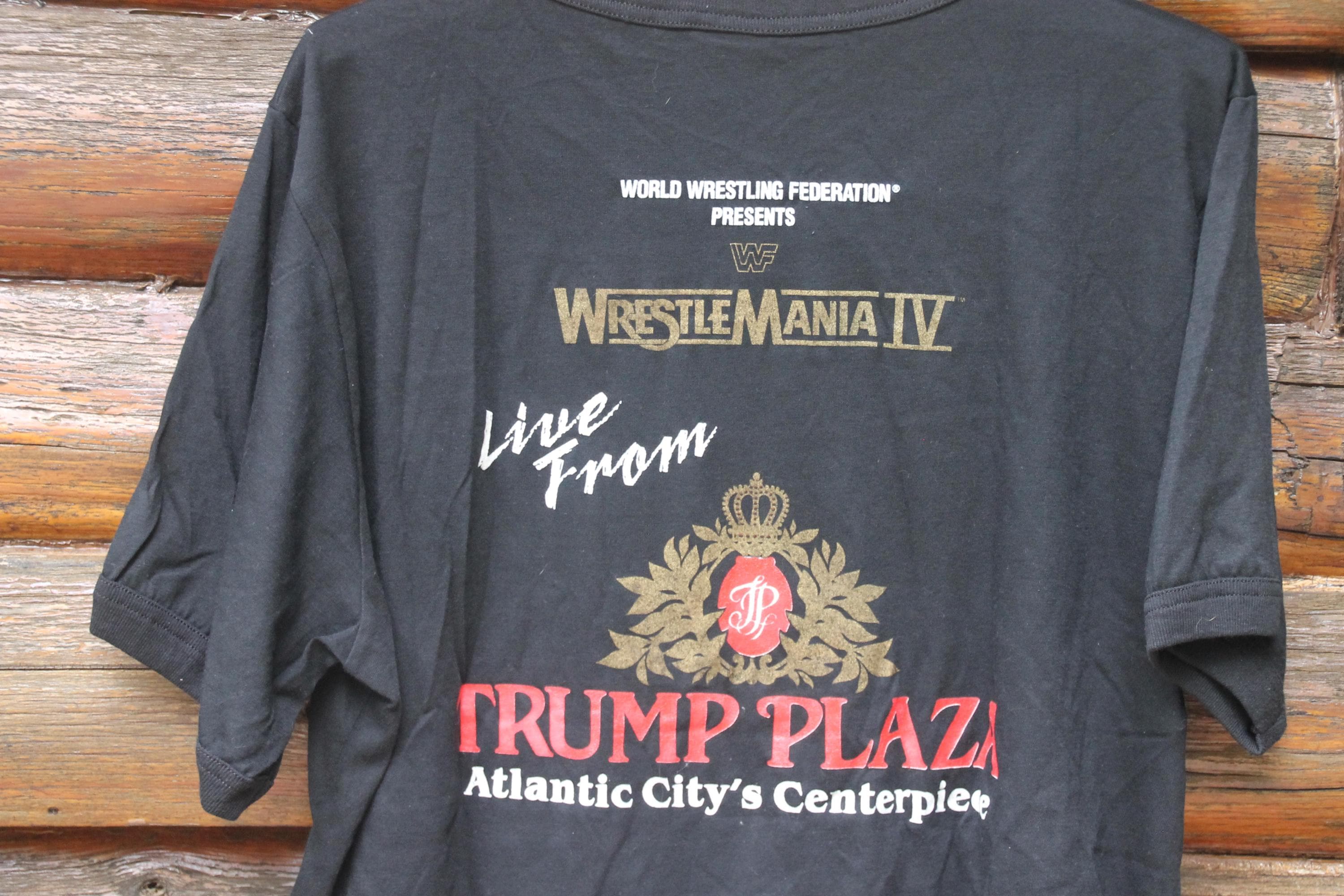 Vintage 1988 WWF Wrestlemania IV Trump Plaza World Wrestling 