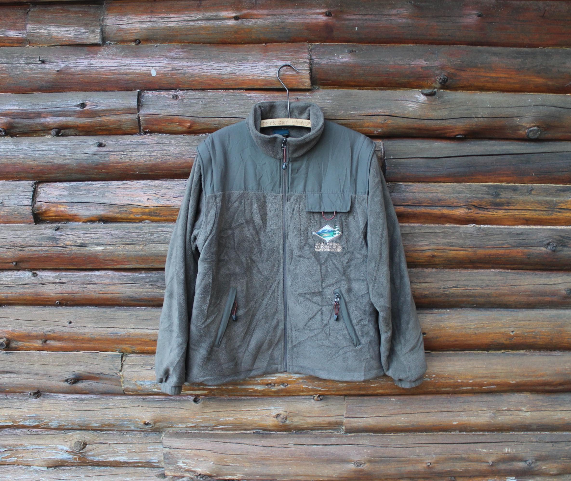 Vintage Gros Morne National Park Fleece Full Zip Convertible
