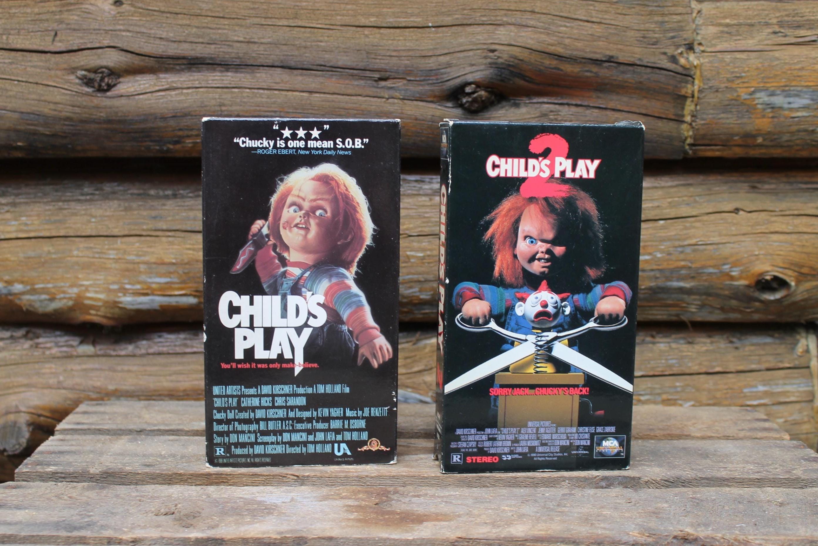 Child's Play / Child's Play 2 - Vintage Lot of VHS Horror Movie