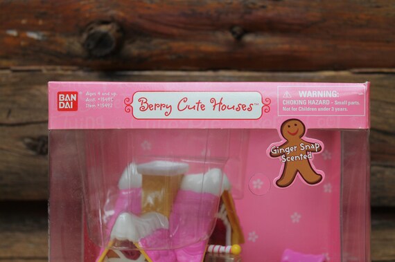 Vintage 2002 Bandai Strawberry Shortcake Berry Cute Houses Cookie