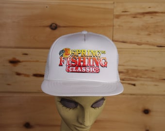 Gorra clásica de camionero con visera ajustable, estilo camionero, de Bass Pro Shops, de primavera, de 1995, talla para adultos