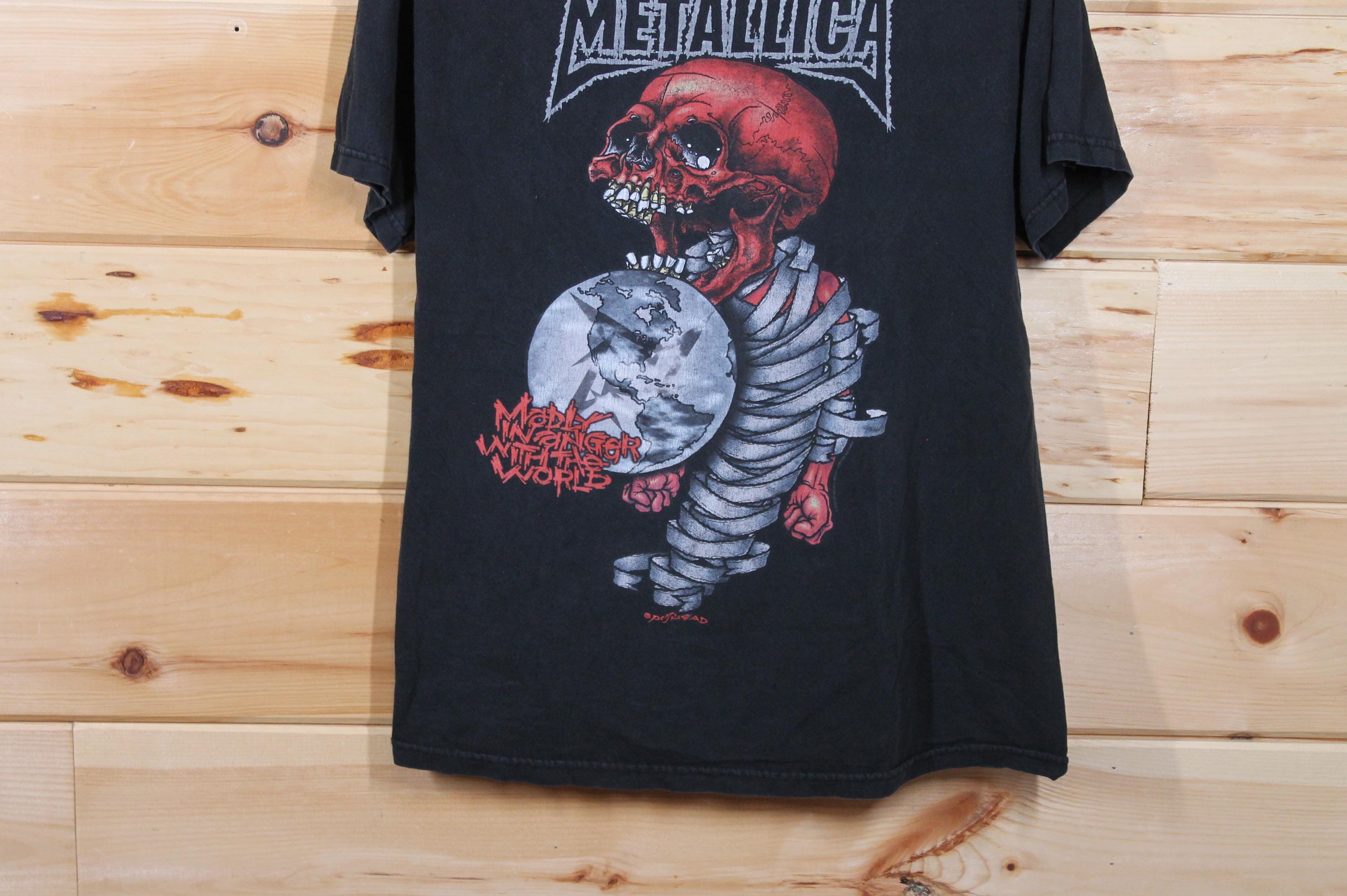 Vintage Metallica St. Anger Tour Pushead Rock Band Concert T