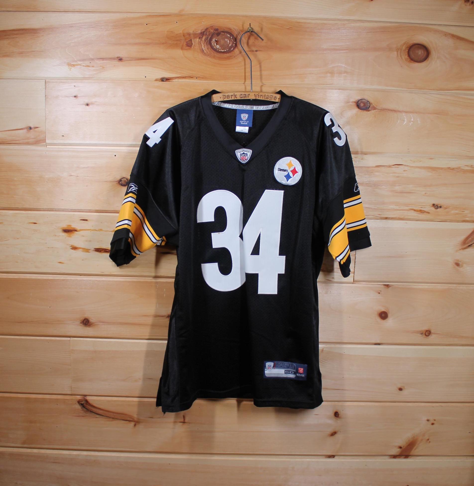 Vintage Rashard Mendenhall Pittsburgh Steelers Reebok Onfield Sewn
