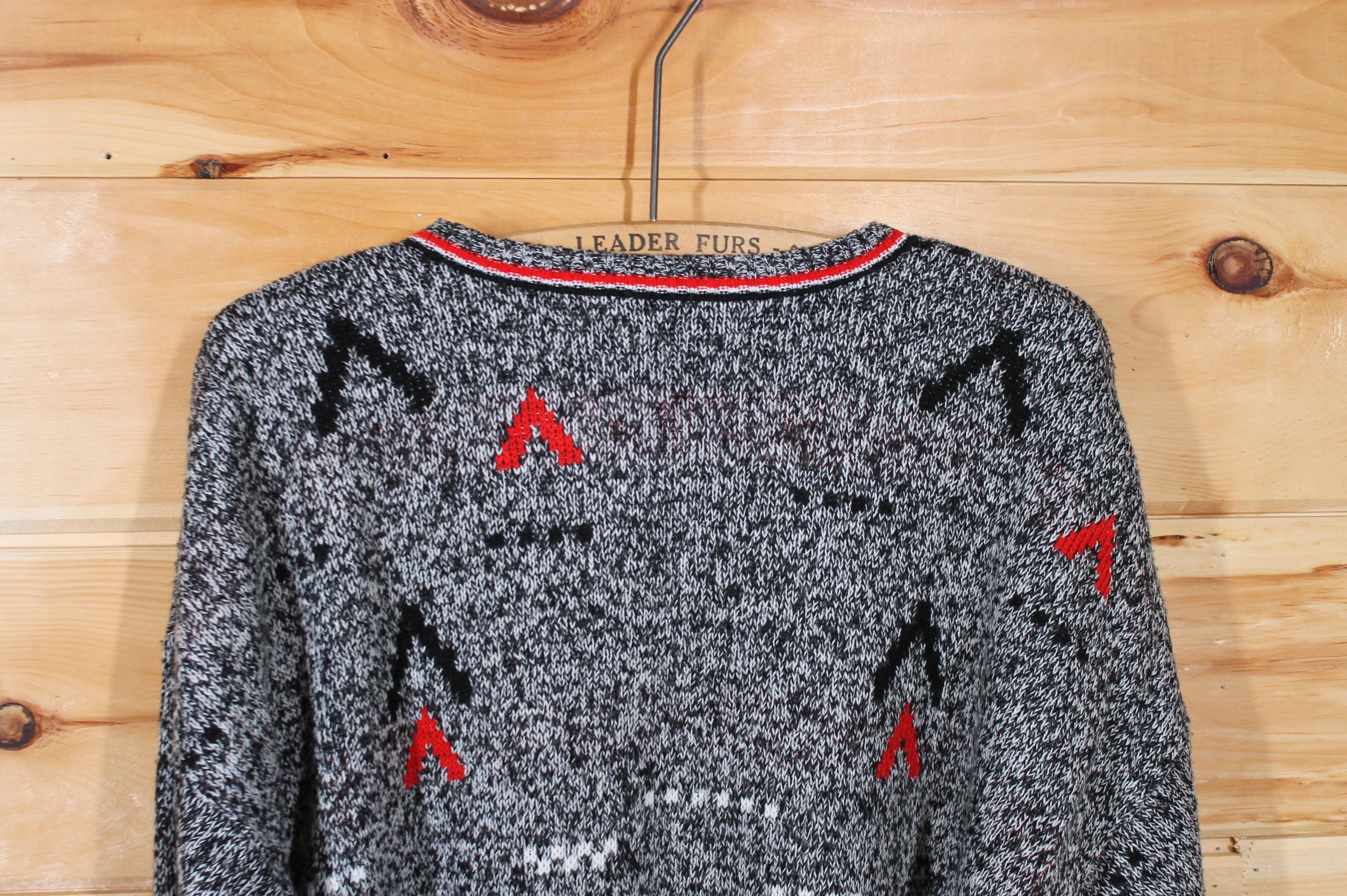 Pull Vintage London Fog Femme - Taille M, Col Rond, Manches Longues - Acrylique Multicolore