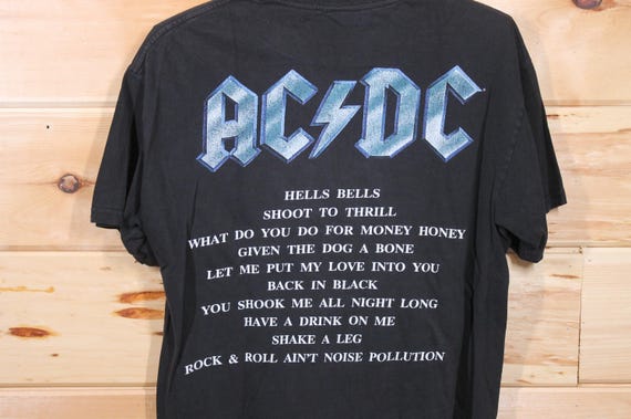 ヴィンテージ AC/DC バック・イン・ブラック 2001 コンサートツアー