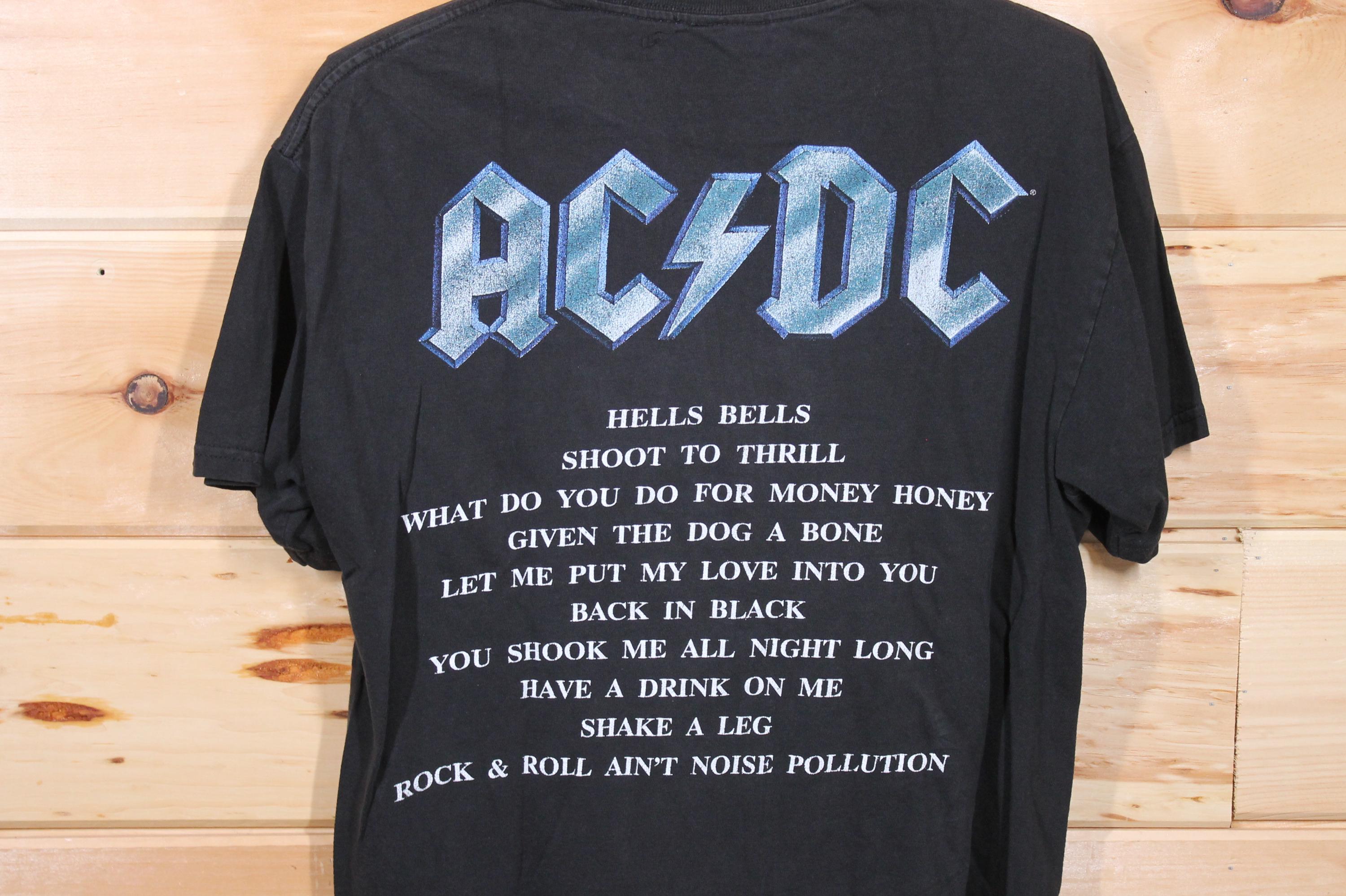 ヴィンテージ AC/DC バック・イン・ブラック 2001 コンサートツアー