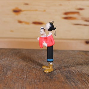 Vintage 1995 Popeye Wife Olive Oyl With Sweet Pea Christmas Tree