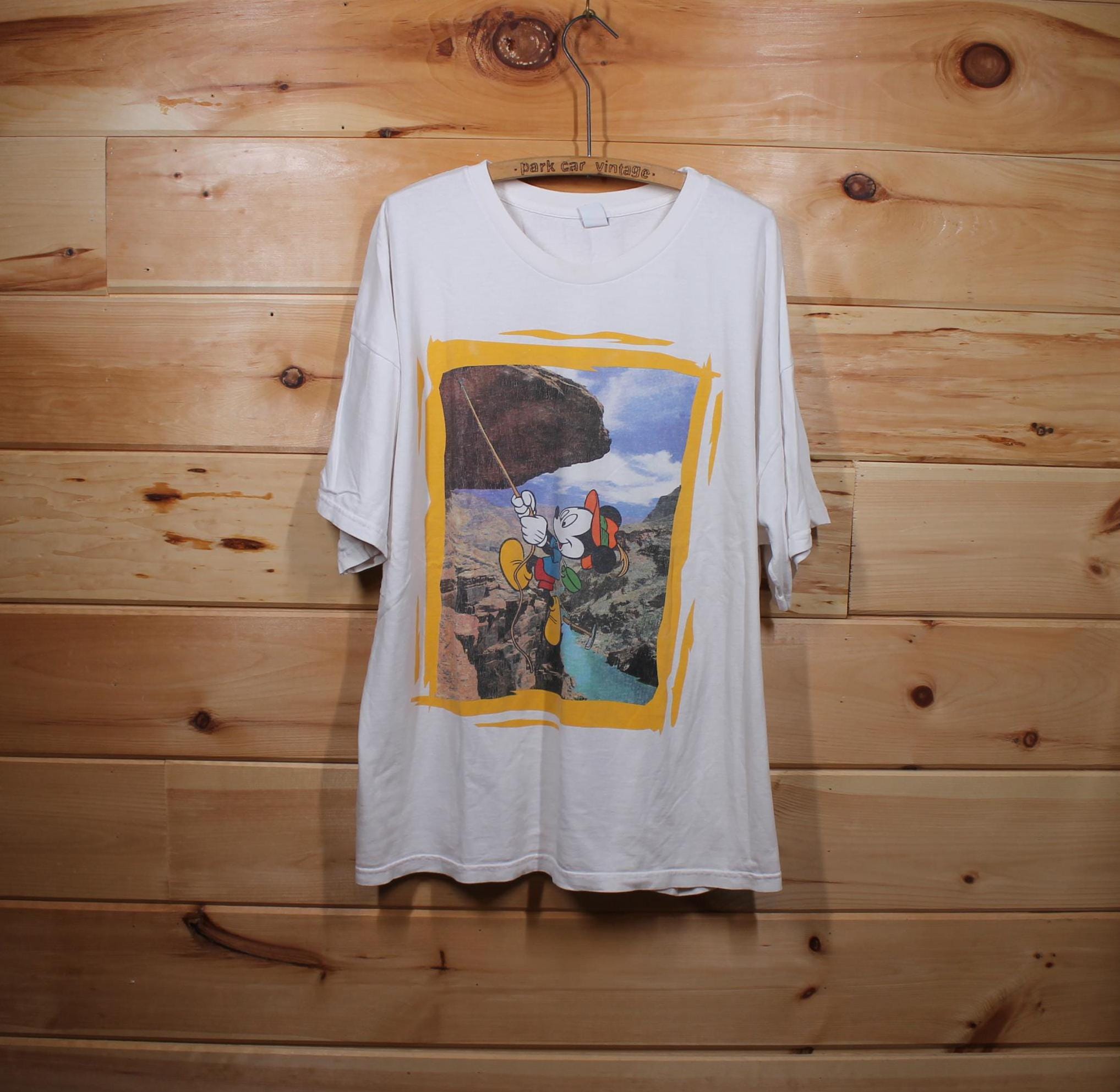 Vintage Mickey Mouse Disney National Geographic Cover White T
