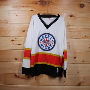 Vintage Hockey Night in Canada CBC Sports Hockey Jersey Adult Size Large