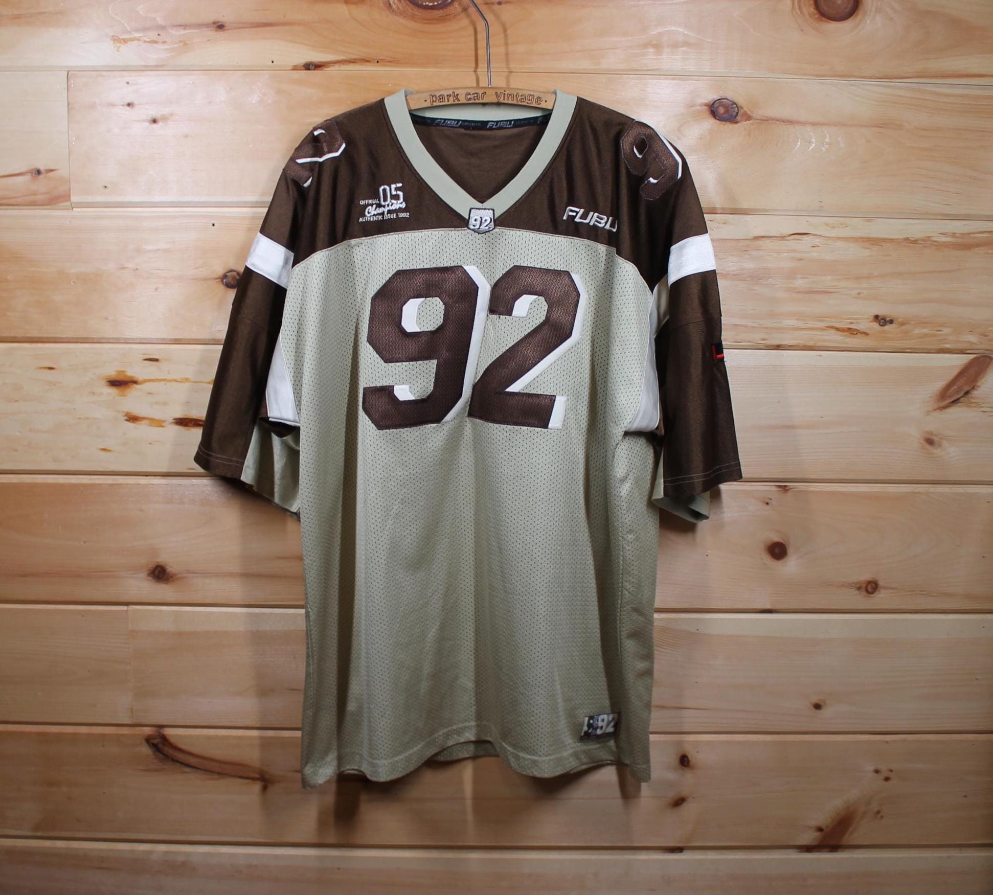 Vintage FUBU Sports 92 Football Brown Jersey Adult Size XL - Etsy