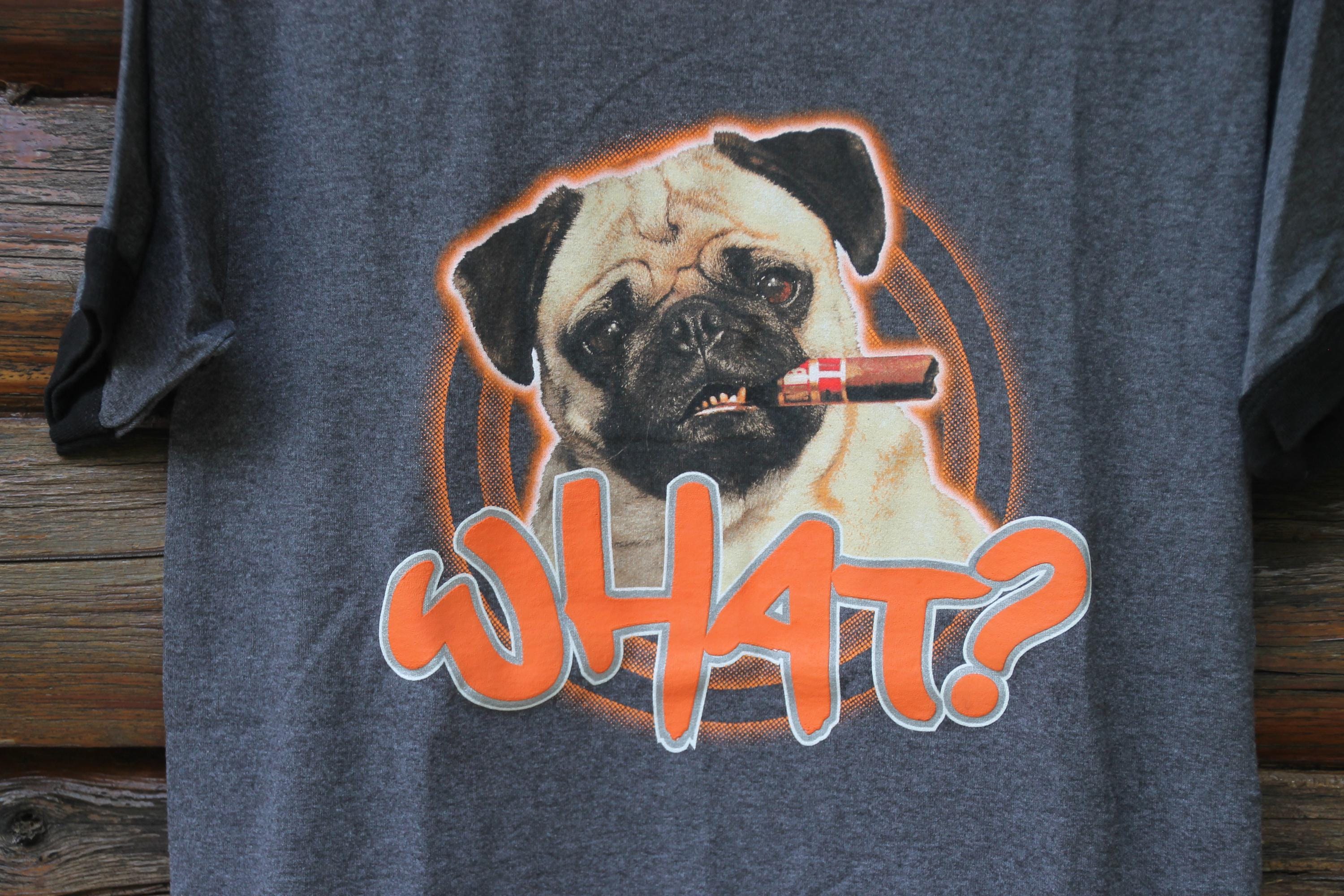 Vintage Men in Black MIB Frank the Pug - What? Grey