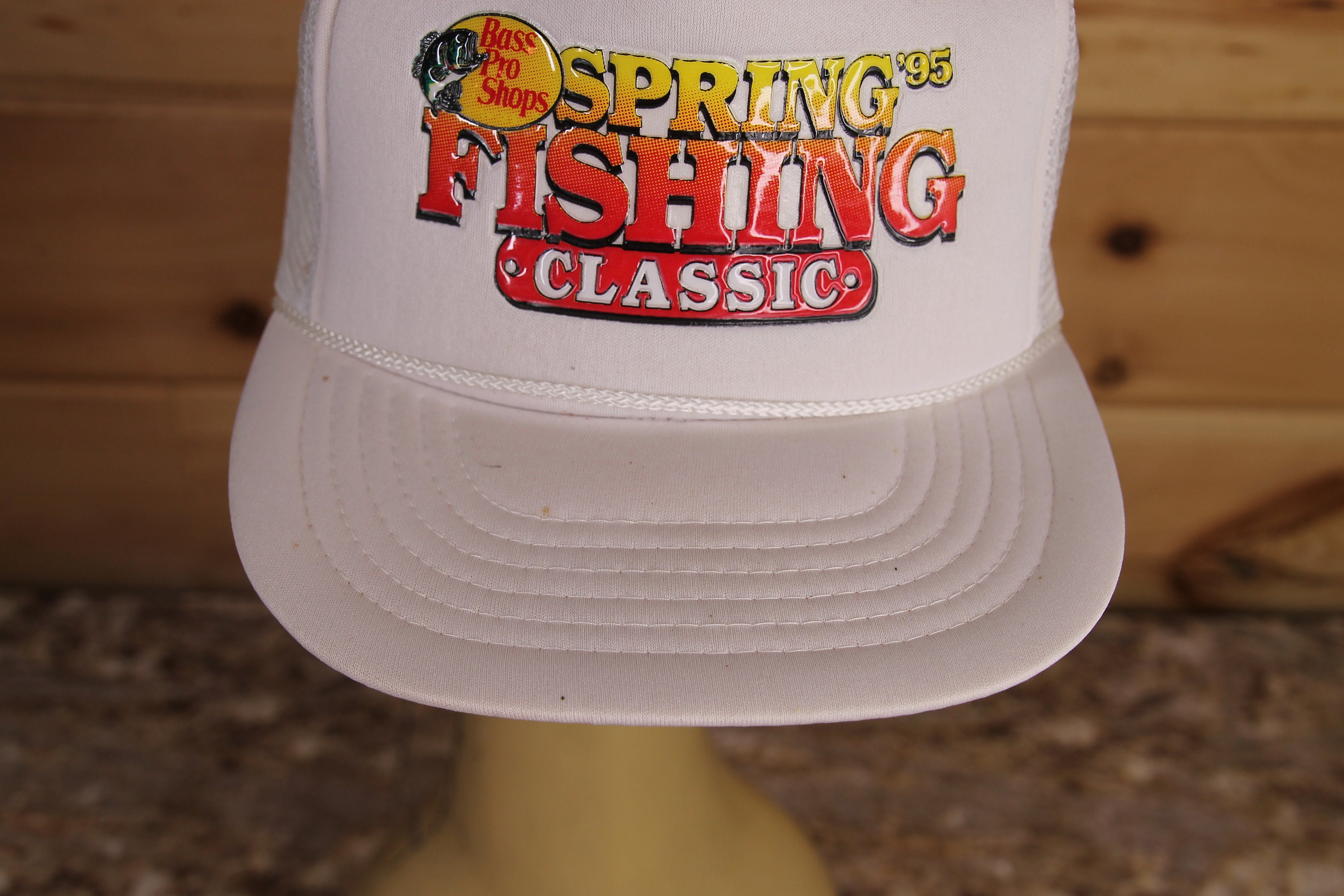 Vintage 1995 Bass Pro Shops Spring Fishing Classic Trucker