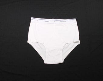 Vintage Jockey vita underkläder, vuxen storlek 36, oanvända, skick.