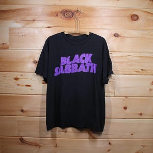 Vintage Black Sabbath Rock Band Concert Tour T-Shirt Adult Size XL