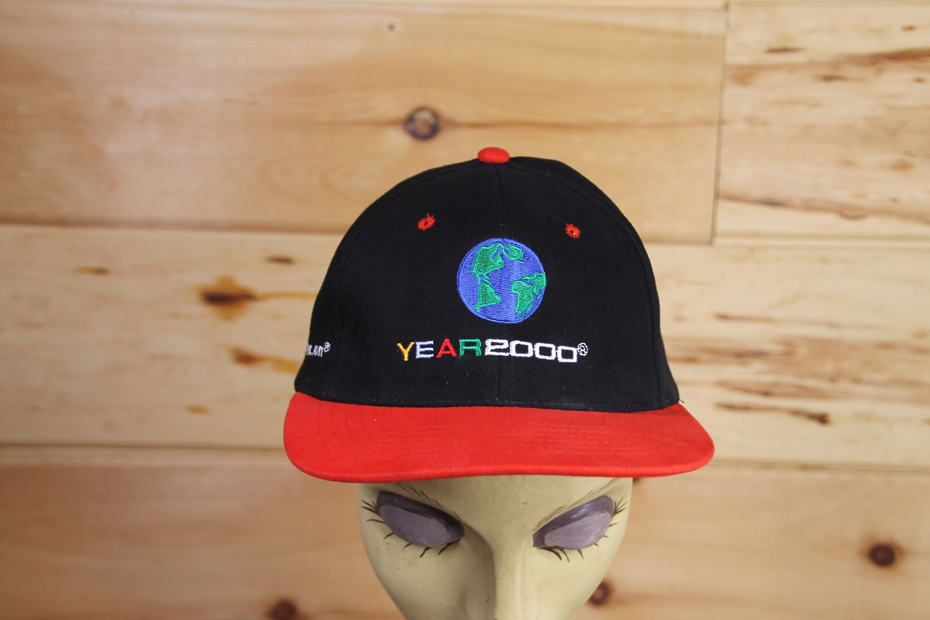 大人の上質  Year Vintage 2000 Adjustable Hat Strapback Black Millennium 帽子