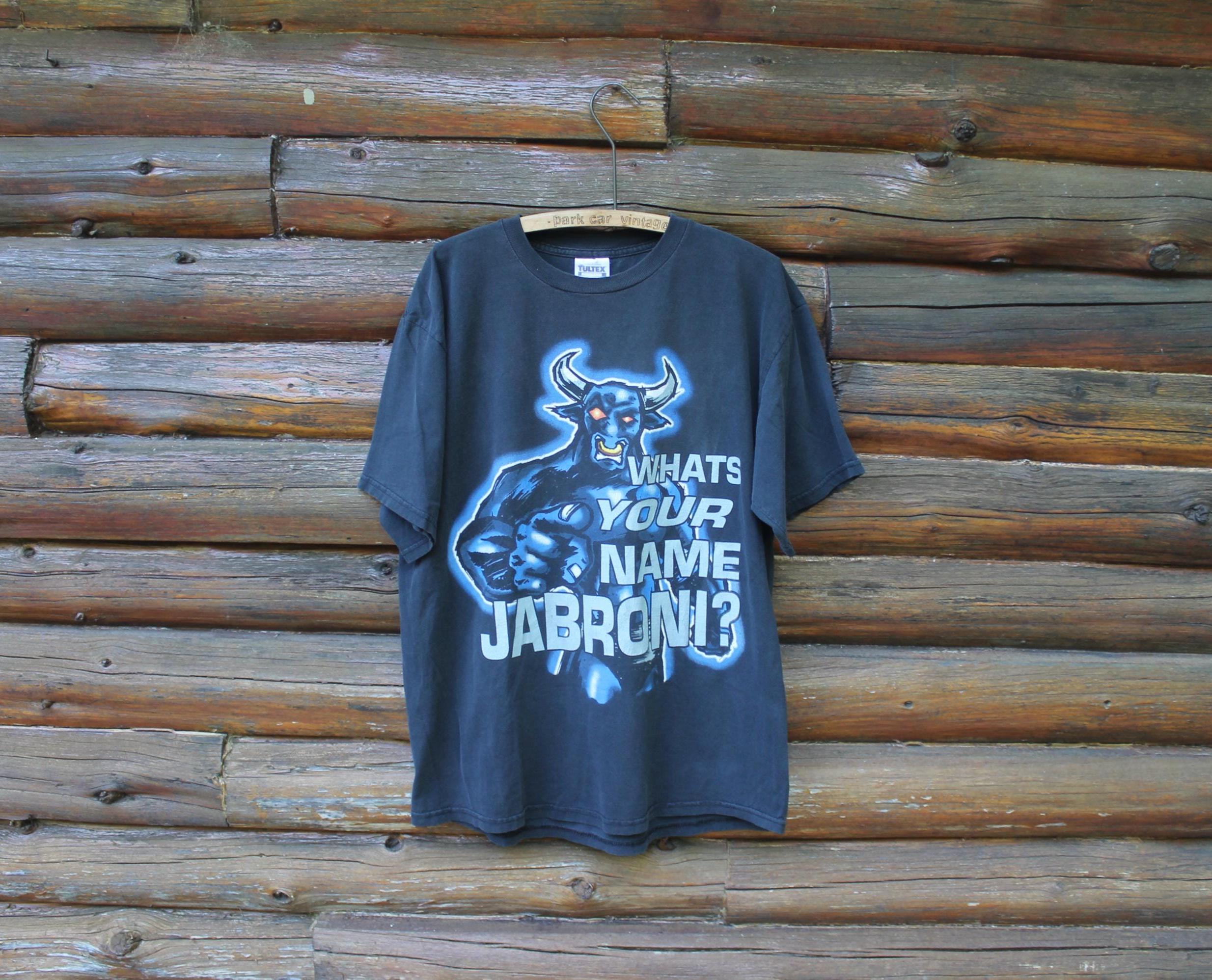Vintage the Rock Whats Your Name Jabroni ? WWF Double Sided