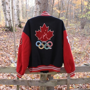 Vintage 1998 Roots Athletics Nagano Olympics Team Canada Wool