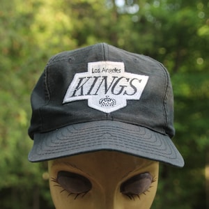 Vintage Los Angeles Kings NHL Hockey Black Snapback Hat Adjustable 
