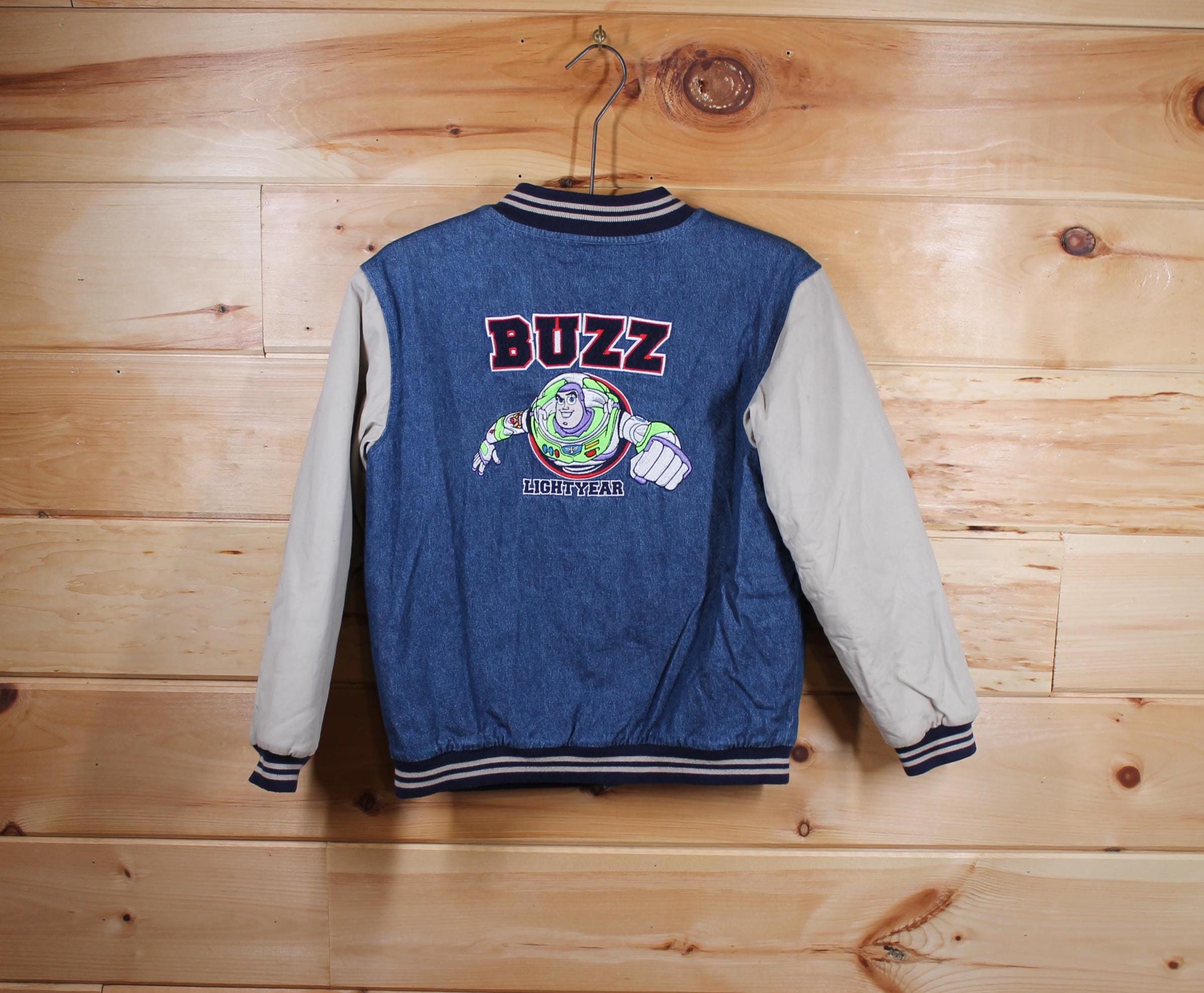 Vintage Kids Disney Toy Story Buzz Lightyear Denim Jean Jacket