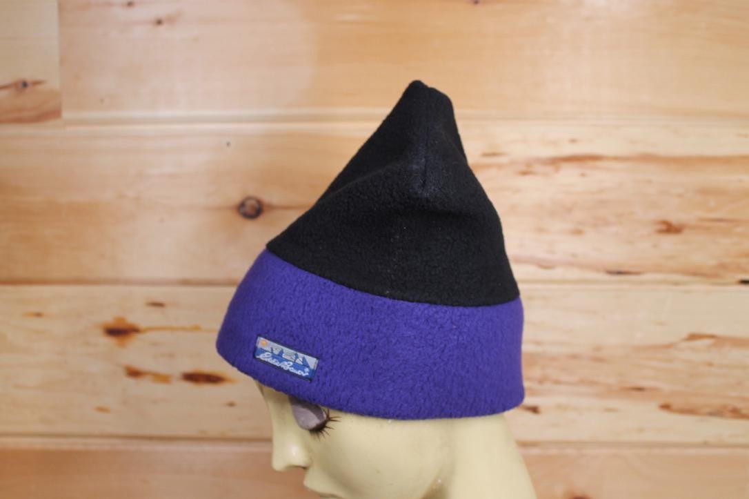 Vintage Eddie Bauer Toque Beanie Winter Warm Fleece Ski Snow Hat