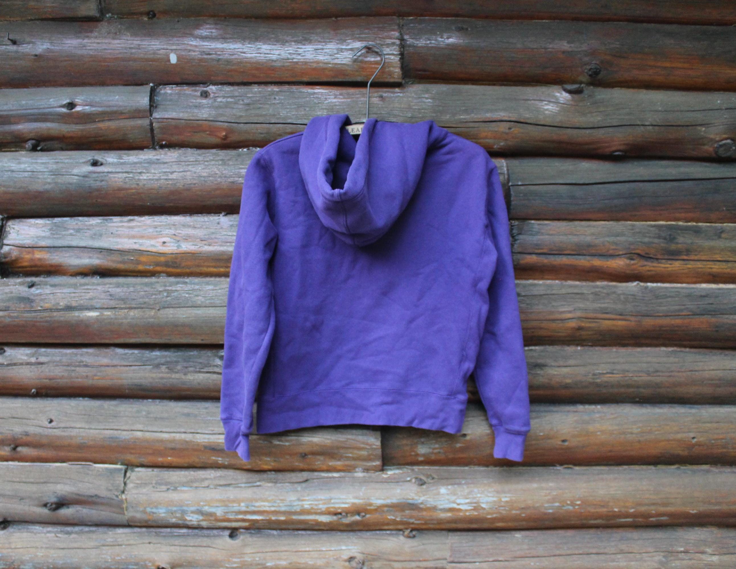 Vintage Y2K Wilfrid Laurier University Purple Athletics Full Zip