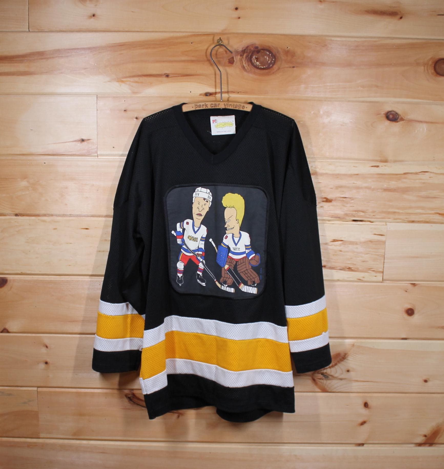 Vintage Beavis and Butthead MTV 1996 Hockey Jersey Adult Size OSFA