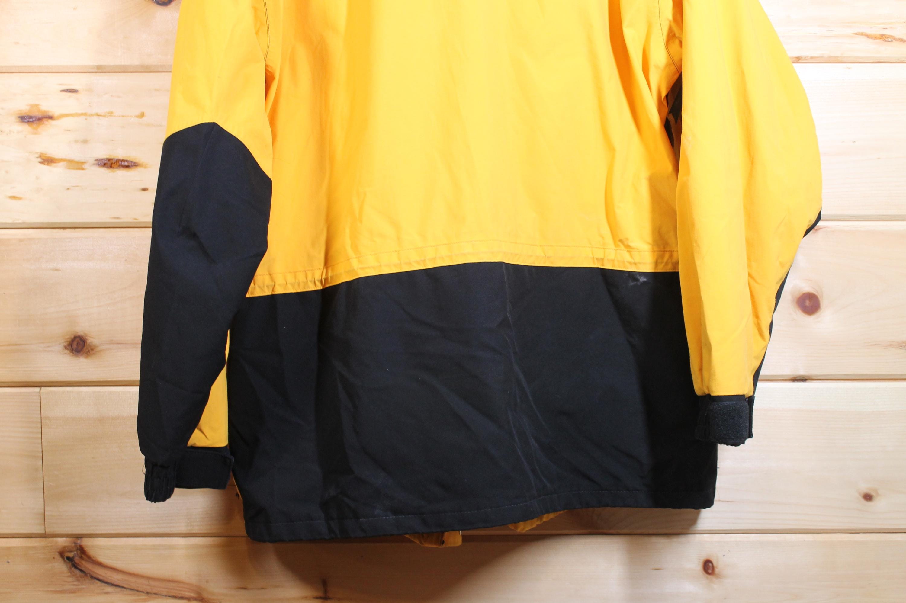 Vintage Sierra Designs Gore-tex Full Zip Yellow Light Hooded