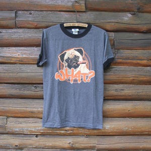 90s Vintage MIB PUG SHOTS Tシャツ メイインブラック 90s Vintage MIB PUG SHOTS Tシャツ メイインブラック