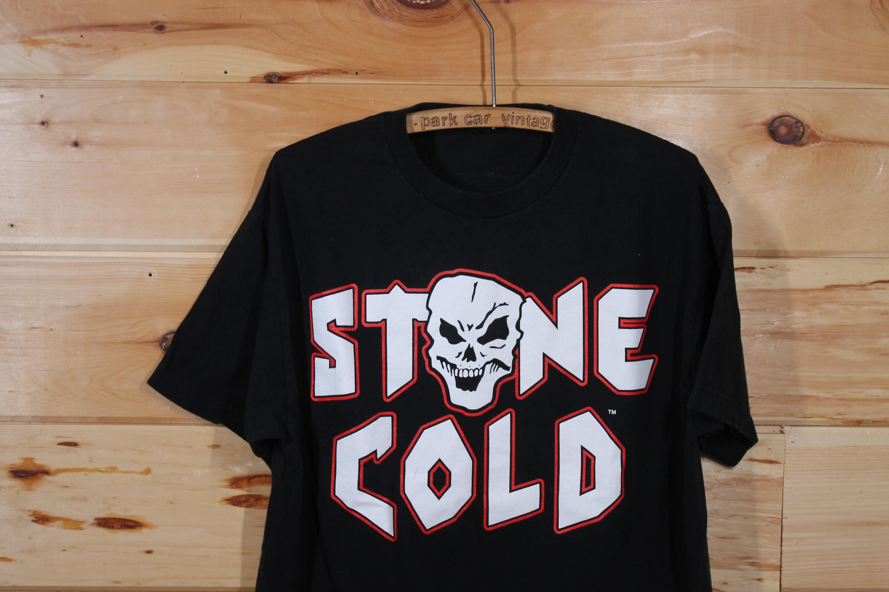 Vintage Stone Cold Steve Austin Bullet Proof WWE Black Wrestling T 