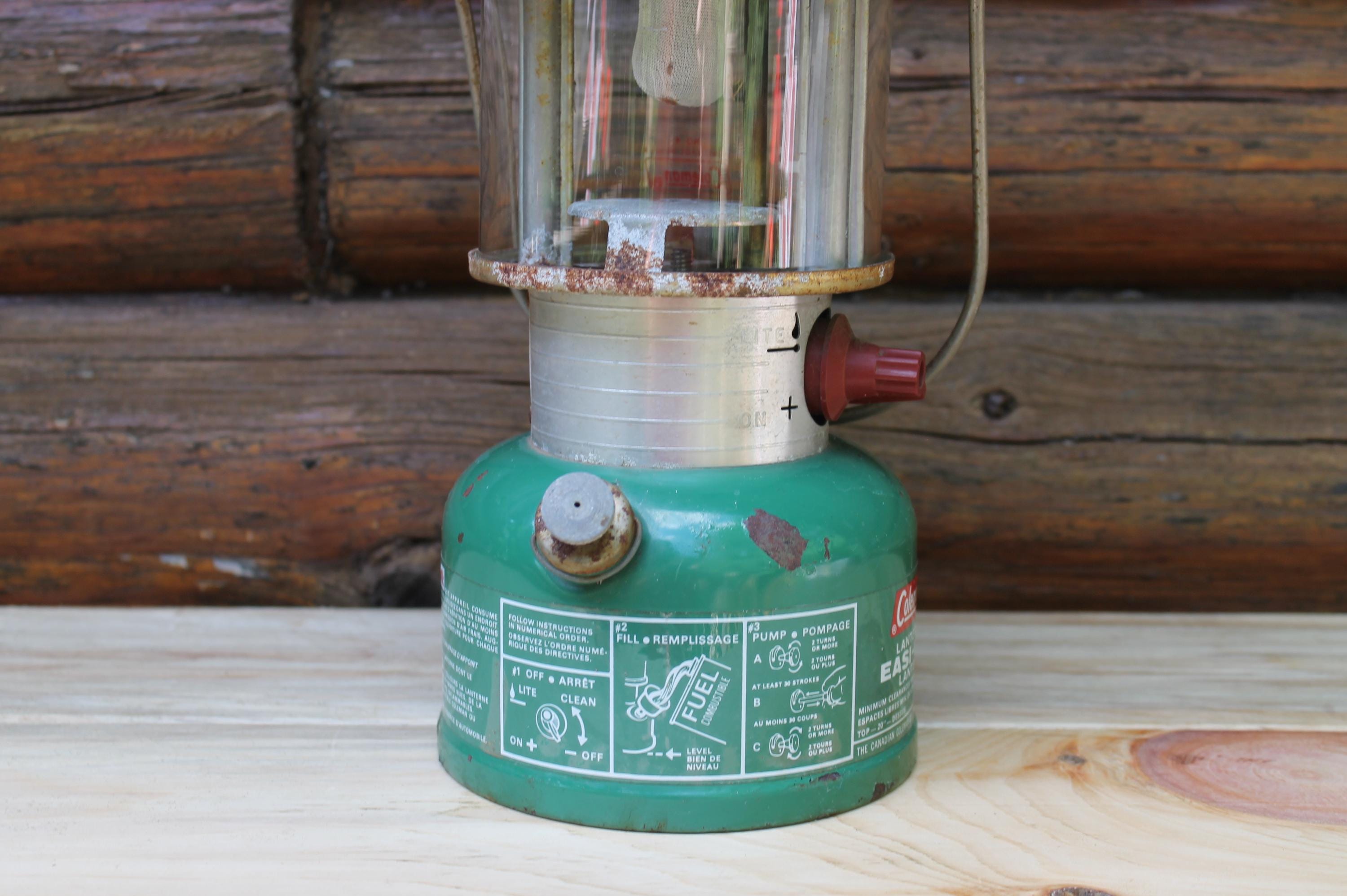 Coleman EASI-LITE 321B ランタン 本体 ケース付 Vintage Coleman Camping Easi-lite Lantern Model 321B Classic Green