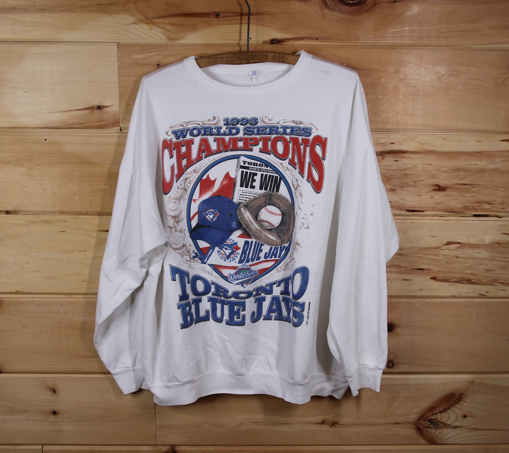 Vintage Toronto Blue Jays 1993 World Series Champions MLB