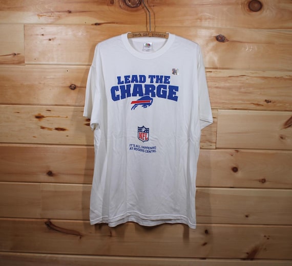 Vintage Buffalo Bills Toronto NFL Football Game Rogers Centre White T-Shirt Adult Size XL