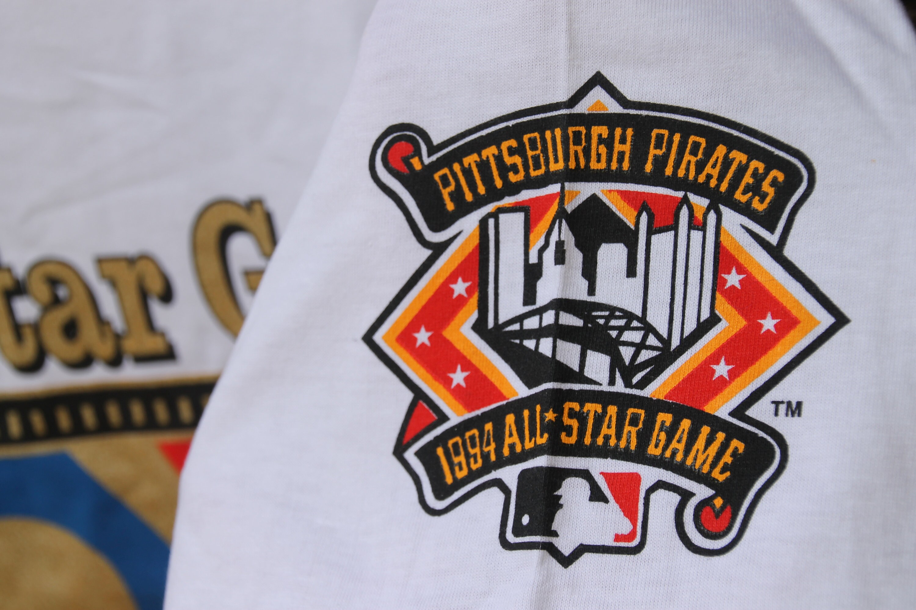 Vintage 1994 MLB Baseball All Star Game Pittsburgh Pirates White 