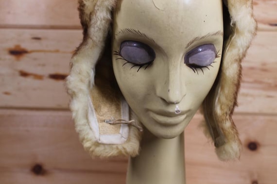 Vintage Simpsons Italy Fur Trapper Hat Vintage Simpsons Fur Trapper Hat Ear Flaps Formal Fancy  main image 4